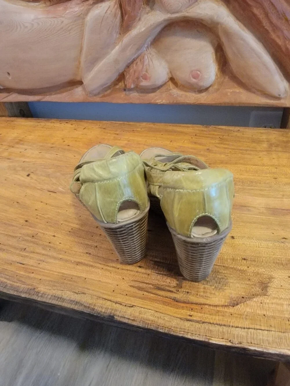 Born Y2K Green Leather 1.5